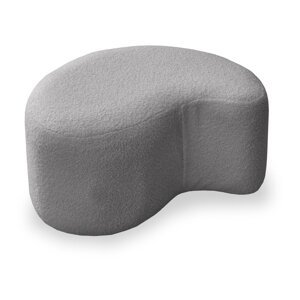 Sivi tabure od bouclé tkanine Miuf – Miuform
