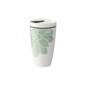 Zeleno-bijela   šalica Villeroy & Boch Like To Go, 350 ml