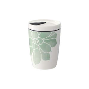Zeleno-bijela putna šalica Villeroy & Boch Like To Go, 290 ml
