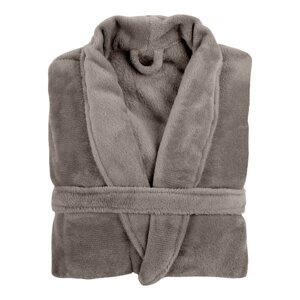 Sivi plišani kućni ogrtač Tiseco Home Studio Cosy, S/M