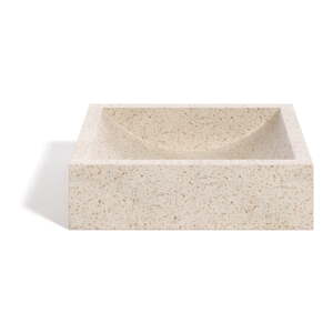 Umivaonik terrazzo Kave Home Sunday, 45 x 40 cm