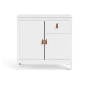 Bijela niska komoda 82x80 cm Madrid – Tvilum