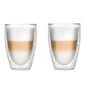 Set od 2 čaše s dvostrukom stijenkom Vialli Design Allessia, 350 ml