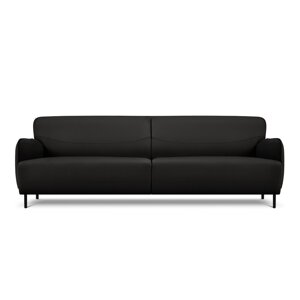 Crna kožna sofa Windsor & Co Sofas Neso, 235 x 90 cm