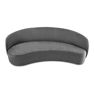 Siva baršunasta asimetrična sofa Mazzini Sofas Debbie, lijevo