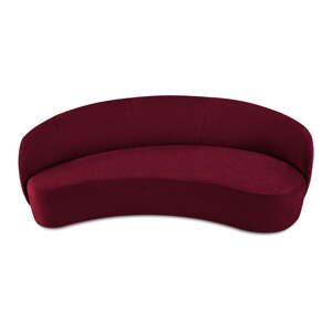 Bordo baršunasta asimetrična sofa Mazzini Sofas Debbie, desno