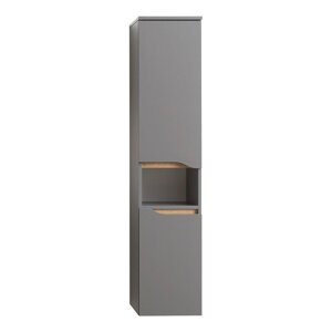 Sivi visoki kupaonski ormarić 30x141 cm Set 357 - Pelipal