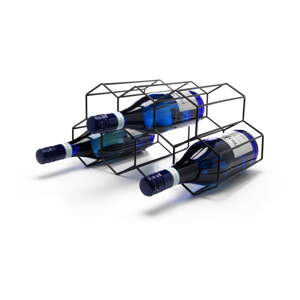 Crni metalni stalak za vino - Leopold Vienna