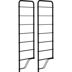 Crni metalni nosač polica 2 kom 34x97 cm Dakota - Tenzo