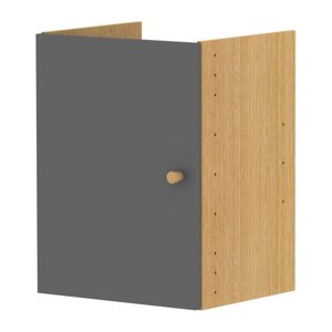 Sivi modularni sustav polica 33x43,5 cm Z Cube - Tenzo