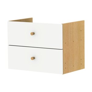Bijeli modularni sustav polica 43x33 cm Z Cube - Tenzo