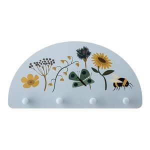 Plava dječja zidna vješalica Juliana - Bloomingville Mini