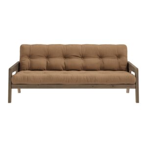 Smeđi kauč na razvlačenje 204 cm Grab - Karup Design