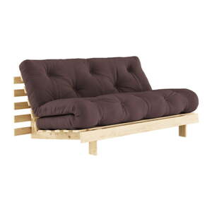 Smeđi kauč na razvlačenje 160 cm Roots - Karup Design