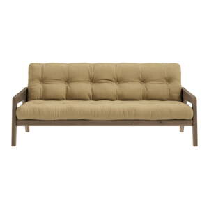 Žuti kauč na razvlačenje 204 cm Grab - Karup Design