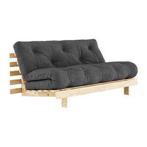 Sivi kauč na razvlačenje 160 cm Roots - Karup Design