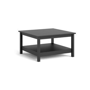 Crni stolić za kavu 81x81 cm Madrid - Tvilum