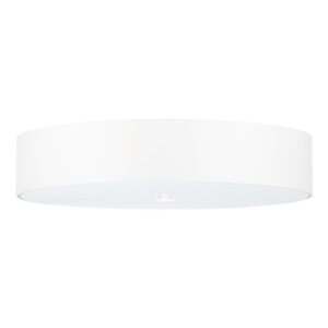 Bijela stropna svjetiljka sa staklenim sjenilom ø 60 cm Herra - Nice Lamps