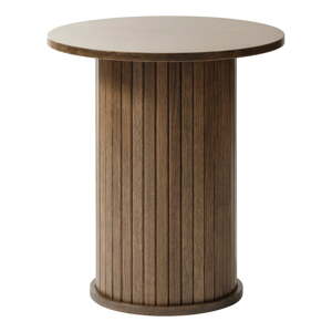 Okrugli stolić u dekoru hrasta ø 50 cm Nola - Unique Furniture