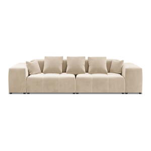 Bež baršunasta sofa 320 cm Rome Velvet - Cosmopolitan Design