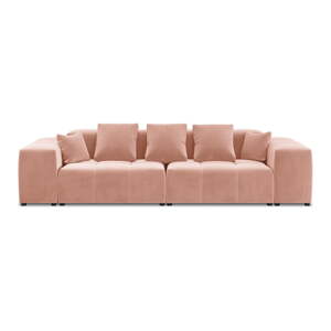 Ružičasta baršunasta sofa 320 cm Rome Velvet - Cosmopolitan Design