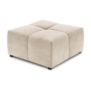 Bež baršunasti sofa modul Rome Velvet - Cosmopolitan Design