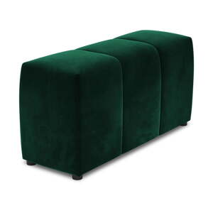 Zeleni baršunasti naslon za ruke za modularnu sofu Rome Velvet - Cosmopolitan Design