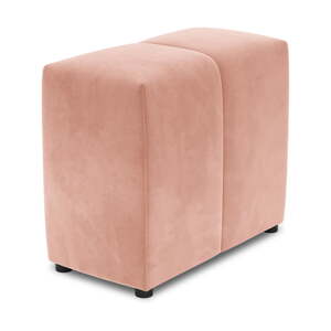 Ružičasti baršunasti naslon za modularnu sofu Rome Velvet - Cosmopolitan Design