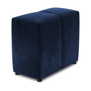 Plavi baršunasti naslon za modularnu sofu Rome Velvet - Cosmopolitan Design