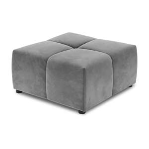 Sivi baršunasti sofa modul Rome Velvet - Cosmopolitan Design