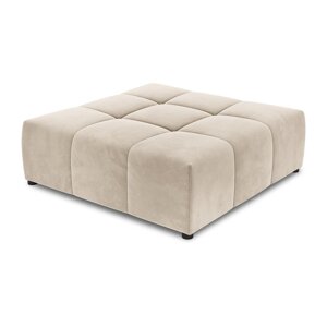 Bež baršunasti sofa modul Rome Velvet - Cosmopolitan Design