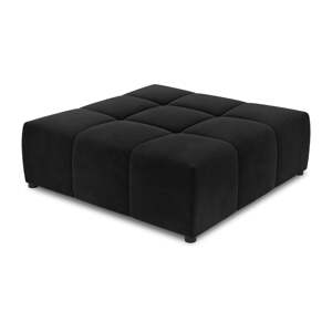 Crni baršunasti kauč modul Rome Velvet - Cosmopolitan Design