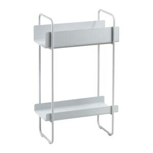 Svijetlo sivi metalni konzolni stol 24x48 cm A-Console - Zone