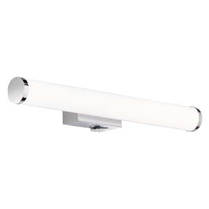 LED zidna svjetiljka u sjajnoj srebrnoj boji (duljina 40 cm) Mattimo - Trio