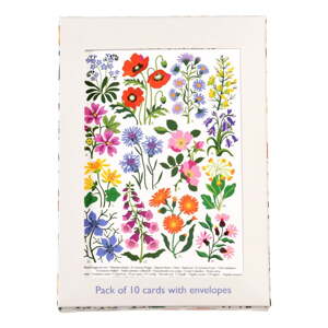 Razglednice u setu od 10 kom Wild Flowers - Rex London