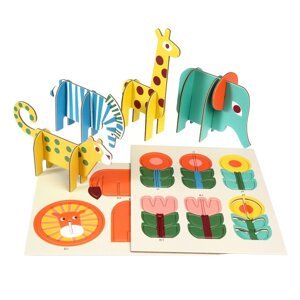 Drvena puzzle igra Wild Wonders - Rex London
