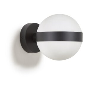 Crna zidna lampa ø 15 cm Anasol - Kave Home