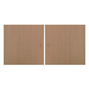 Vrata u dekoru hrasta za modularni sustav polica 2 kom 32x33 cm Mistral Kubus - Hammel Furniture