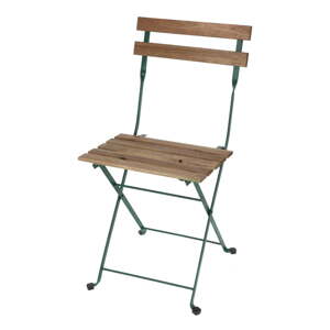 Zeleno-bež metalna vrtna stolica - Esschert Design