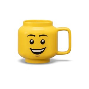 Žuta keramička dječja šalica 530 ml Head - LEGO®