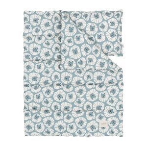 Plavi komplet za kolijevku Denim Lions – Malomi Kids