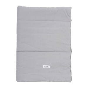 Svijetlo siva pamučna deka za bebe 100x135 cm - Malomi Kids