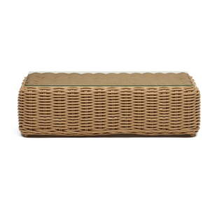 Vrtni stolić od umjetnog ratana 62x112 cm Portlligat - Kave Home