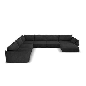Tamno siva kutna garnitura (lijevi kut) Vanda - Mazzini Sofas