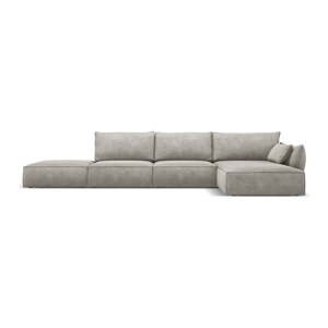 Svijetlo siva kutna garnitura (desni kut) Vanda - Mazzini Sofas