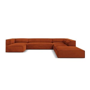 Narančasta kutna garnitura (desni kut) Madame - Windsor & Co Sofas