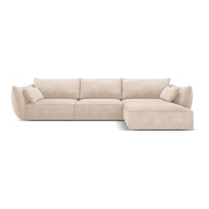 Bež kutna garnitura (desni kut) Vanda - Mazzini Sofas
