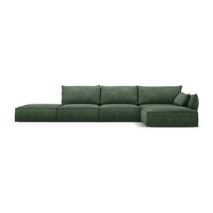 Tamno zelena kutna garnitura (desni kut) Vanda - Mazzini Sofas