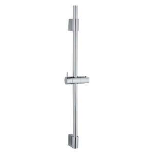 Zidna tuš šipka od nehrđajućeg čelika u sjajnoj srebrnoj boji 70 cm Classic - Wenko