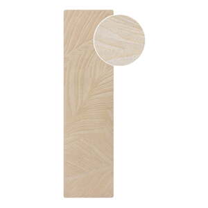 Bež vunena staza 60x230 cm Lino Leaf - Flair Rugs